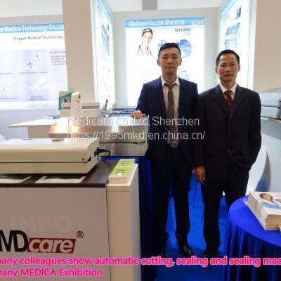 MDcare 880N 5.7'' Touch Screen Stainless Steel Medical Sealer Printing Blood Bag Tube Machine photo-4