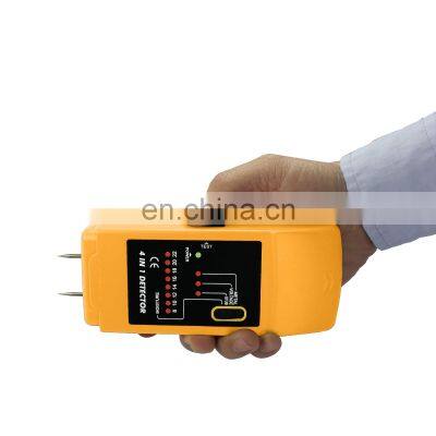 ALLOSUN TS69 4 in 1 Stud Finder Metal Detector AC Voltage Tester Wood Moisture Tester Detection photo-4