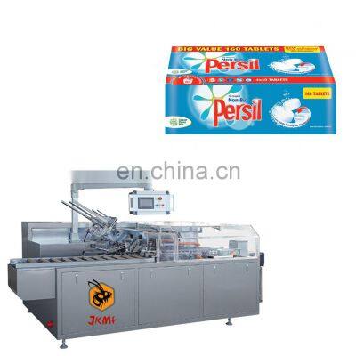 Automatic Washing Powder Cleaner Tablets Box Cartoning Machine / Carton Packing Machine