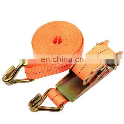 Load 4 Inch Dual Orange Automatic Recovery Ratchet Straps