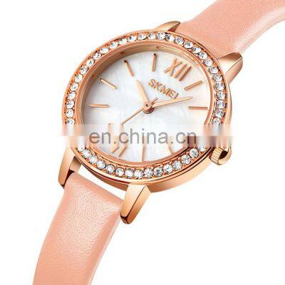 New Arrival Skmei 1711 Wholesale Fashion Designer Lady Watch Women Wristwatch Stainless Steel Quartz Strap