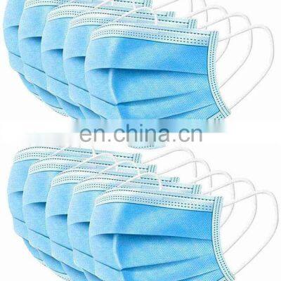 Best quality hospital medical 3 layer earloop surgical face mask