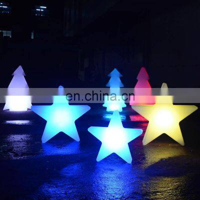 led falling star lights /fashion Christmas decoration star lamp waterproof color changing led tree home decor lights