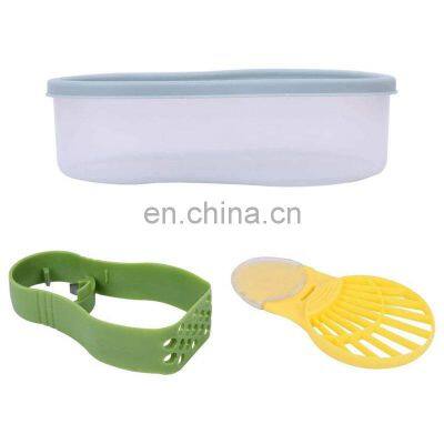 Household Tool Set Separator Fruit Jnife Gadgets Kitchen Slicer Cutter 3 In 1 Avocado Peeler photo-4