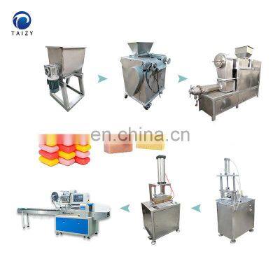 Fully Automatic Small Scale Bath Toilet Bar Soap Making Machine Hotel Soap Production Line