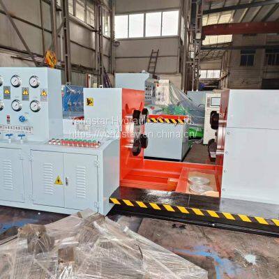 Manual Control Type YFT-400 Horizontal Claws Clamping Type Hydraulic Ball Valve Test Bench for Flange Valve Test photo-2