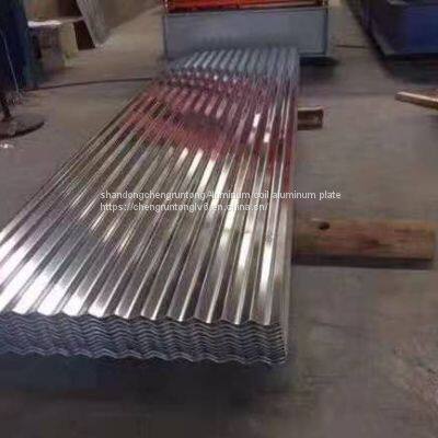 Chengruntong Aluminum 850 Color Coated Aluminum Tile 750 Alloy Aluminum Corrugated Plate 900 Corrugated Plate Fire Resistant Roof With Processing Custom Thickness Models Complete photo-5