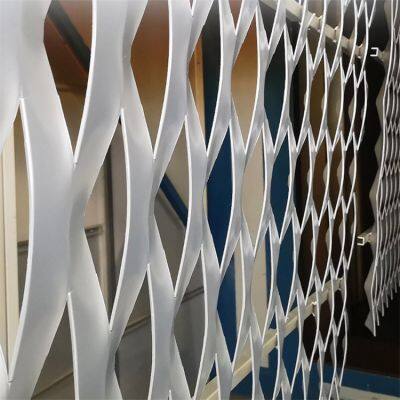 Uniform Mesh Diamond Shaped Aluminum Mesh Strong And Durable photo-2