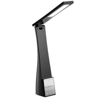 Multifunctional Reading Desk Lamp Speaker Alarm Clock Rechargeable Led Table Lamps T1 With Usb