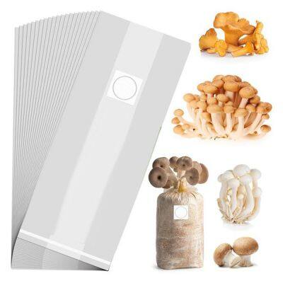 Sterilized Hydrated Grain Bag Mushroom Grow Bags with 0.2 Micron Filter Patch Mushroom Spawn Bag