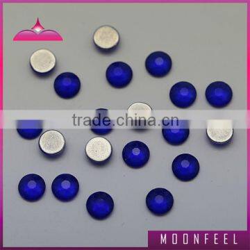 blue glass stones foil backed in bulk