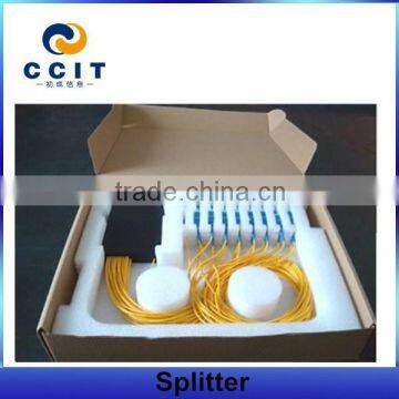 CCIT optical splitter 1x4/ 1x8/ 1x16/ 1x32/ 1x64/ and 2x4/ 2x8/ 2x16/ 2x32 fiber optic splitter