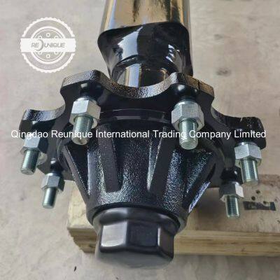Unbraked Axle Agricultural Trailer Stub Axle