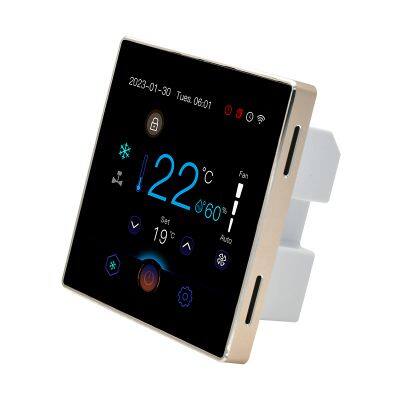 High-end Design LCD Color Screen RS485 Modbus Thermostat Support WIFI Tuya Remote Control Thermostat photo-4