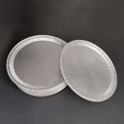 Thick Round Aluminum Foil Tray 12 Inch for Catering Roasting Takeout Bakery and Food Packaging photo-2