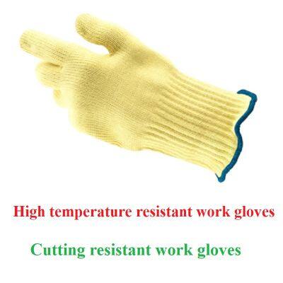 Insulated and cut resistant safety work gloves