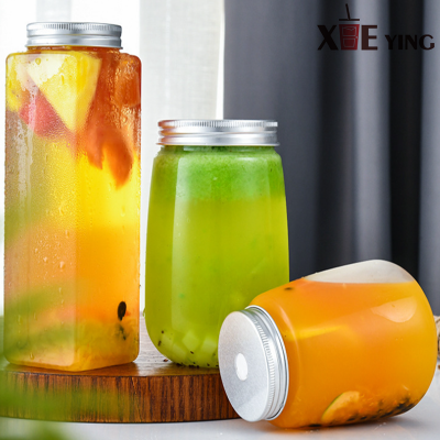 200ml 260ml 350ml Hot Sale Mini Capacity Transparent PET Milk Tea Champagne Soda Juice Beverage Bottles photo-4