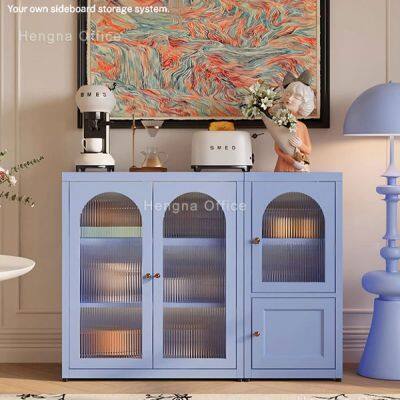 Contemporary Buffet for Perth Modern Style Home, 1646mm Large Storage, Eco-Friendly Powder Coating & Easy-Clean Steel, OEM/ODM Supported