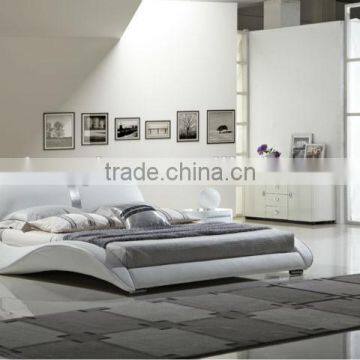JY336 Canton European home furniture modern leather upholstered bed                        
                                                Quality Choice