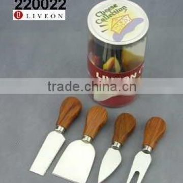 Liveon 4-piece Petite Cheese Knife Set