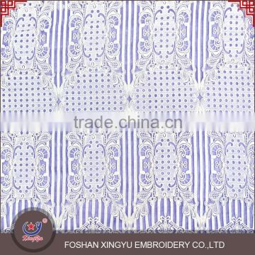 Top design wholesale white cheap african fabric bridal polyester lace mesh cotton fabric