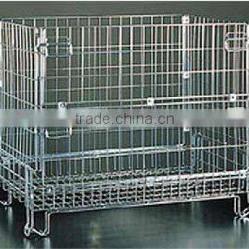 Wire mesh garbage cage