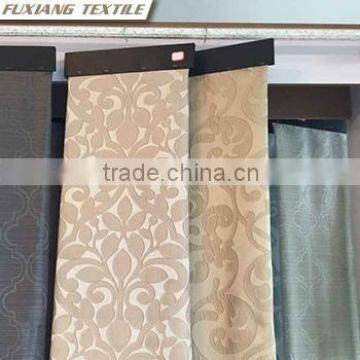 100% Polyester Jacquard Flower Window Curtain Fabric photo-5