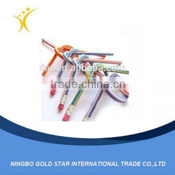 Eco Friendly Promotional Soft Plastic Flexible Pencil