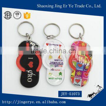 Colorful Red Flip Flop Keychain photo-5