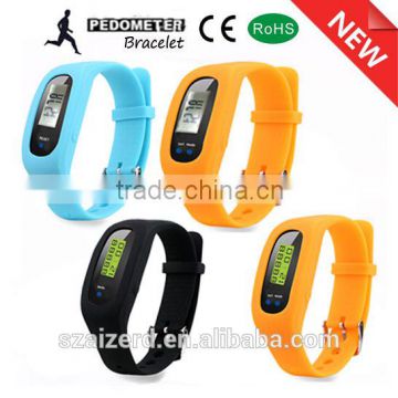 hot sale wholesale silicone bracelet pedometer