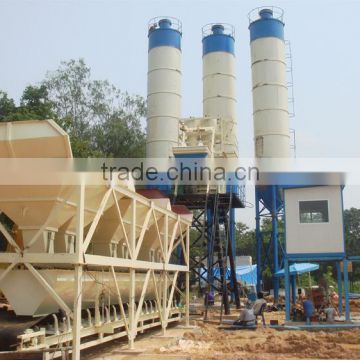 HZS50 high efficient Concrete Machinery cement batching plant for use