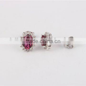 Latest Ladies Fashion Girl Earrings With Diamond Stone photo-5