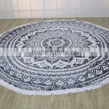 Bohemian Round Mandala Yoga Mat Round Beach Towel