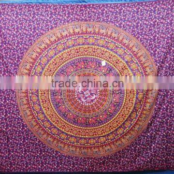 SEI TPQ -016 Bedsheet Bohemian Hippie Wall Hanging Cotton Tapestry Mandala