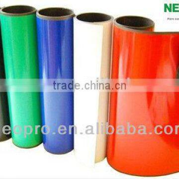 roll adhesive+printing flexible magnet