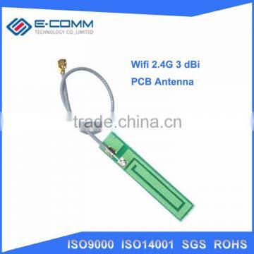 PCB Materials WIFI(2.4GHz) PCB Antenna 2.4G WIFI PCB Antenna With IPEX Connector 1.13 Cable