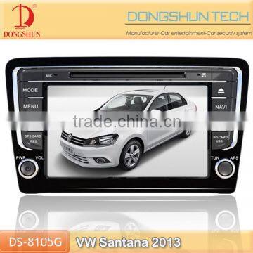 8 inch HD touch screen VW Santana 2013 DVD GPS with bluetooth,IPOD,digital TV available