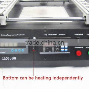 Hot sell LY HR6000 bga rework station/reballing station, hot air bga repair system, upgraded from IR6000