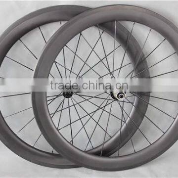 China super light carbon wheels road bike wheelset full carbon wheels W56T