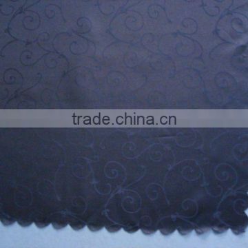 Blue jacquard table lines