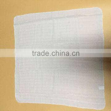 Hot Packing 6pcs/bag 75*75cm 100% Cotton Wight Baby Diaper photo-4