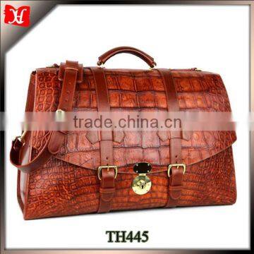 High quality genuine crocodile leather briefcase men leather briefcase