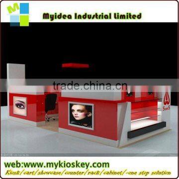 Shenzhen factory supply high quality mall eyebrow threading kiosk for sale, cheap price