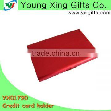 Smooth surface aluminium card holder