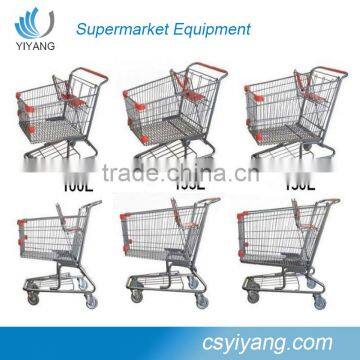 folding grocery cart with swivel wheels/small trolley