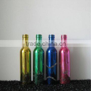 ELECTROPLATING ALCOHOLIC/BEVERAGE CLASS GLASS BOTTLE