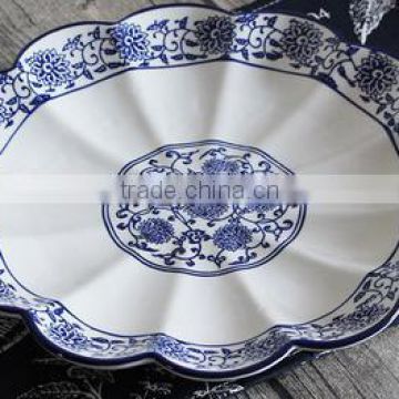 Chinese antique porcelain plate LWP81