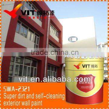 highefficient super dirt and self-cleaning outer wall paint