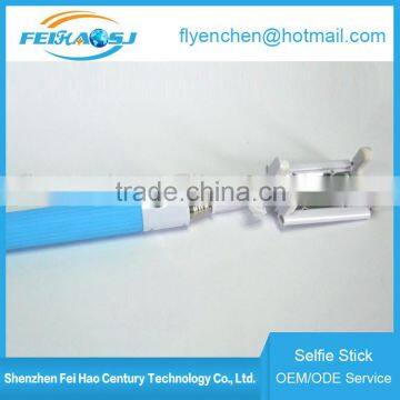 2016 Fashion Fodable Pocket Cable Monopod Wired Selfie Stick With Mirror photo-4