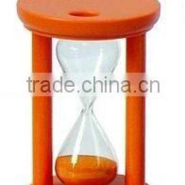 Hourglass with toothbrush holder for dentist giveaway/promotion gift